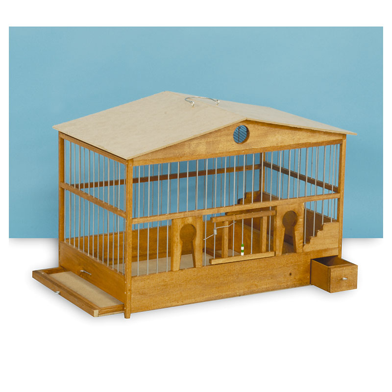 ΞΥΛΙΝΟ ΓΑΛΙΑΝΤΡΟΚΛΟΥΒΟ ΜΕ ΔΙΧΤΥ ΟΡΟΦΗΣ 46χ28χ32cm