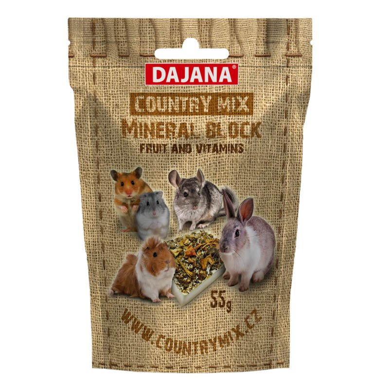 Country Mineral block - fruit & vitamins - 8/κιβωτιο