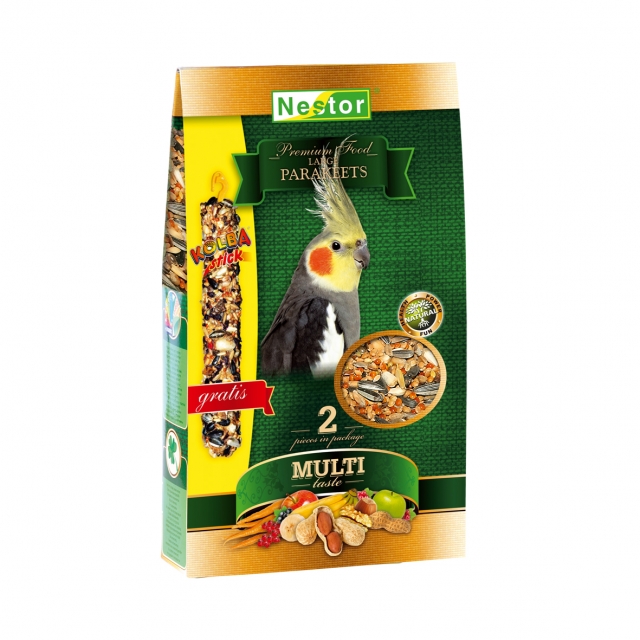 ΤΡΟΦΗ premium for large parakeets 1400ml (800gr)