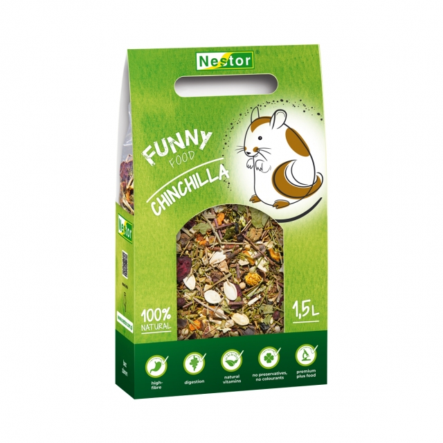 ΤΡΟΦΗ premium for chinhillas 1500ml (400gr)