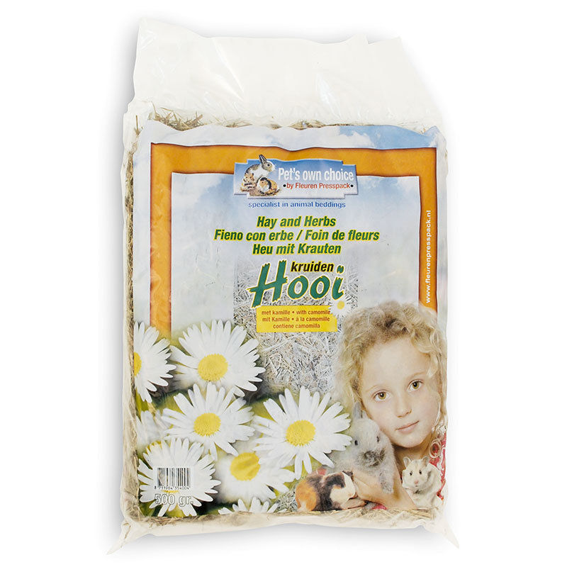 ΧΟΡΤΟ HAY Χαμομήλι 500gr Pets Own Choice τεμάχια1- κιβώτιο 5