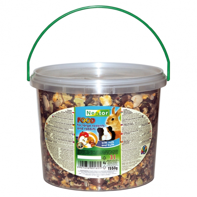 ΤΡΟΦΗ for large rodents and rabbits 3000ml (1600GR)