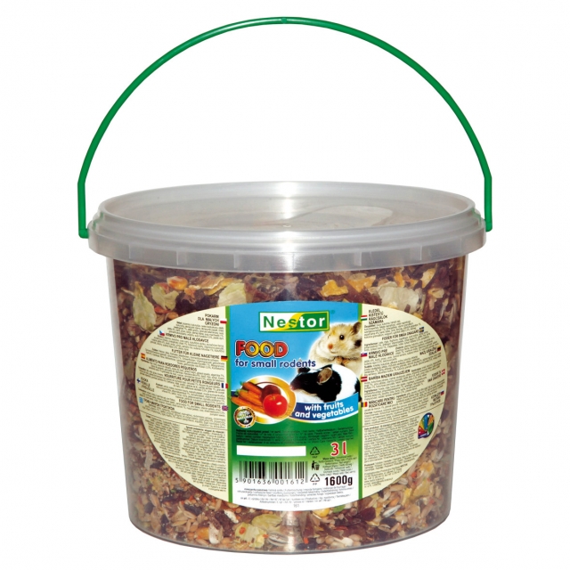 ΤΡΟΦΗ for small rodents with fruits and vegetables 3000ml (1500GR)