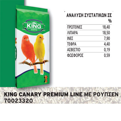 CANARY PREMIUM LINE ΜΕ ΡΟΥΠΣΕΝ KING 20kg