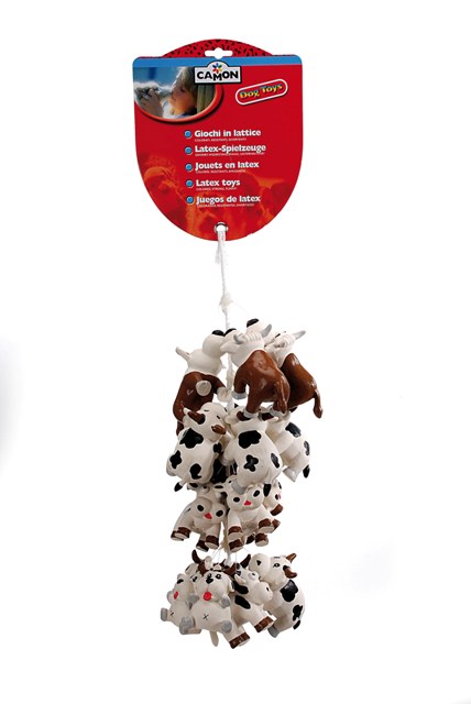 ΠΑΙΧΝΙΔΙ Latex toys "cows" SM 16pc