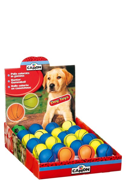 ΜΠΑΛΑΚΙΑ Sport rubber ball*45mm*24pc