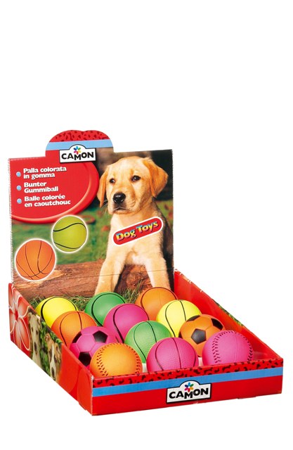 ΜΠΑΛΑΚΙΑ Sport rubber ball*63mm*12pc
