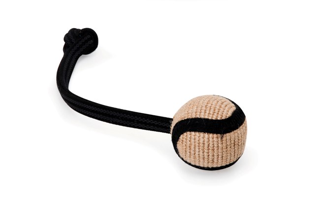 ΜΠΑΛΑΚΙ ΕΚΠΑΙΔΕΥΣΗΣ + ΧΕΡΟΥΛΙ Jute ball w.handle d.70mm (1)