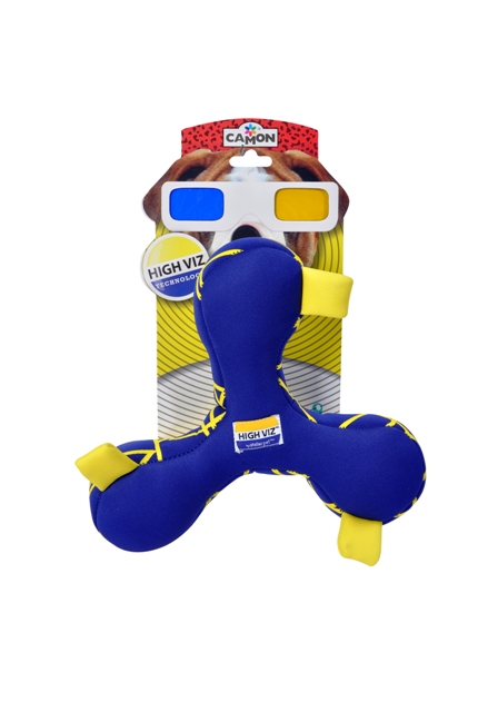 HI VIZ TRISPINNER 22cm WATER FLOATING TOY