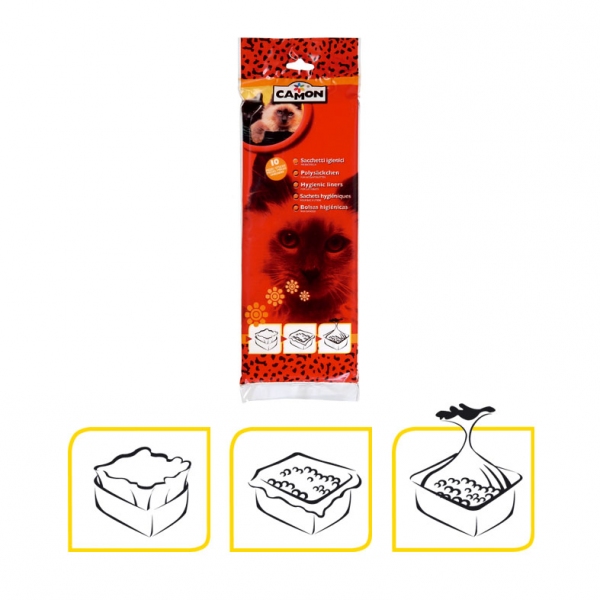 ΣΑΚΟΥΛΑ ΤΟΥΑΛΕΤΑΣ 10ΤΕΜ Maxi cat litetr liners (12)