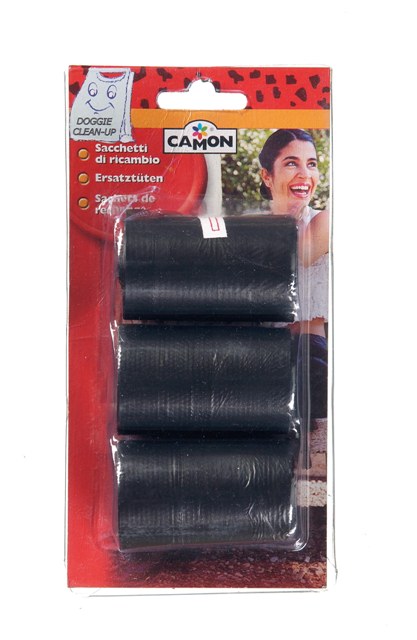 ΑΝΤΑΛΛΑΚΤΙΚΟ ΘΗΚΗΣ ΓΙΑ ΤΑ ΠΕΡΙΤΩΜΜΑΤΑ ΜΑΥΡΟ 3 ΡΟΛΑ x 20 ΣΑΚΟΥΛΕΣ (10)