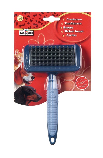 ΒΟΥΡΤΣΑ Brush w.rubber teeth medium (1)