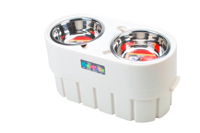 Store-n-feed adj.bowl stand