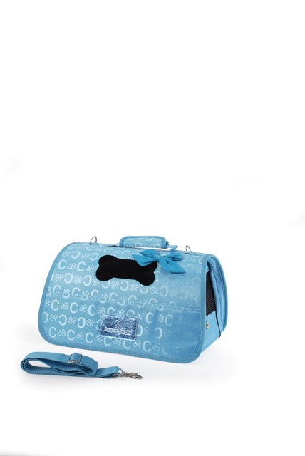 ΤΣΑΝΤΑ Pet bag 42x25x24(red/bl) (2)