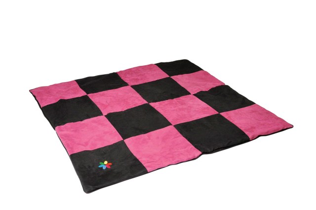 ΣΤΡΩΜΑ MAGIC CUSHION -Black & Fuchsia