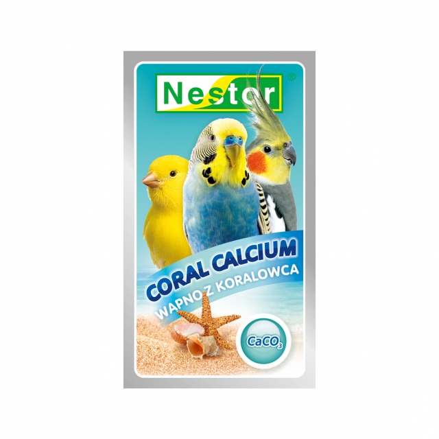 ΑΣΒΕΣΤΙΟ ΠΟΥΛΙΩΝ CaCO3 40GR  (CALCIUM FOR BIRDS) NESTOR 25pcs