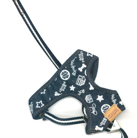 ΣΑΜΑΡΑΚΙ ΣΕΤ Harness+leash 10x1200-BLUE-M