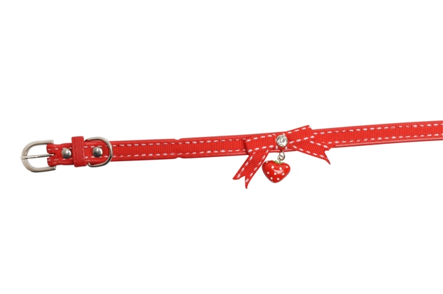 Dog collar w.bow 10x320/360-6p (6)