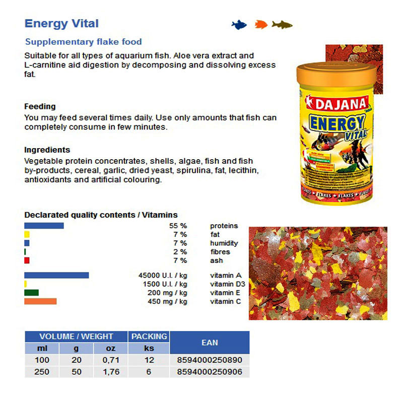 ENERGY VITAL 100ml/20gr