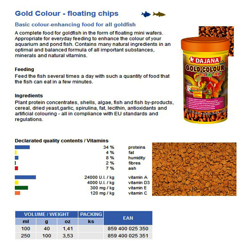 GOLD COLOUR CHIPS 100ML/40GR