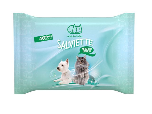 ΜΑΝΤΗΛΑΚΙΑ ΚΑΘΑΡΙΣΜΟΥ 30x20cm 40ΤΕΜ WHITE MUSK (20)