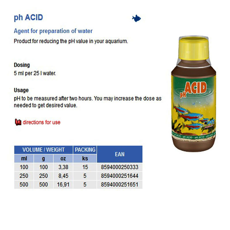 PH ACID 100ml (-)