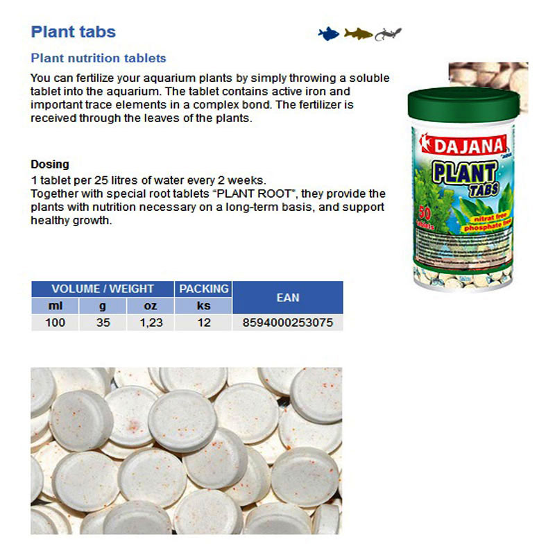 PLANT TABS 100ml/35gr