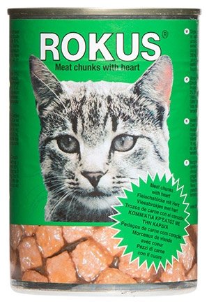 ROKUS ΚΟΝΣΕΡΒΑ ΓΑΤΑΣ 410gr HEART