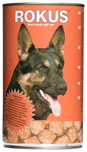 ROKUS ΚΟΝΣΕΡΒΑ ΣΚΥΛΟΥ 1250gr ΣΥΚΩΤΙ