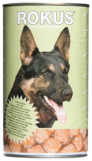 ROKUS ΚΟΝΣΕΡΒΑ ΣΚΥΛΟΥ 1250gr ΚΥΝΗΓΙ