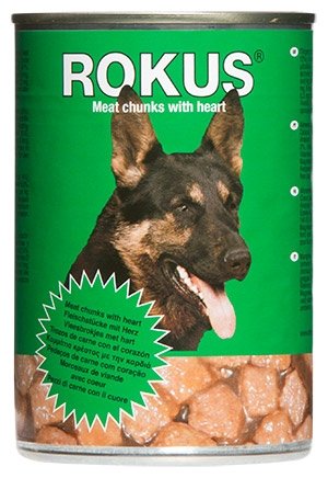 ROKUS ΚΟΝΣΕΡΒΑ ΣΚΥΛΟΥ 410gr HEART