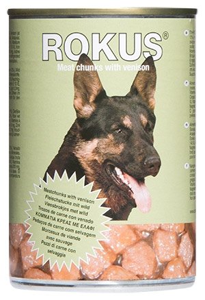 ROKUS ΚΟΝΣΕΡΒΑ ΣΚΥΛΟΥ 410gr ΚΥΝΗΓΙ