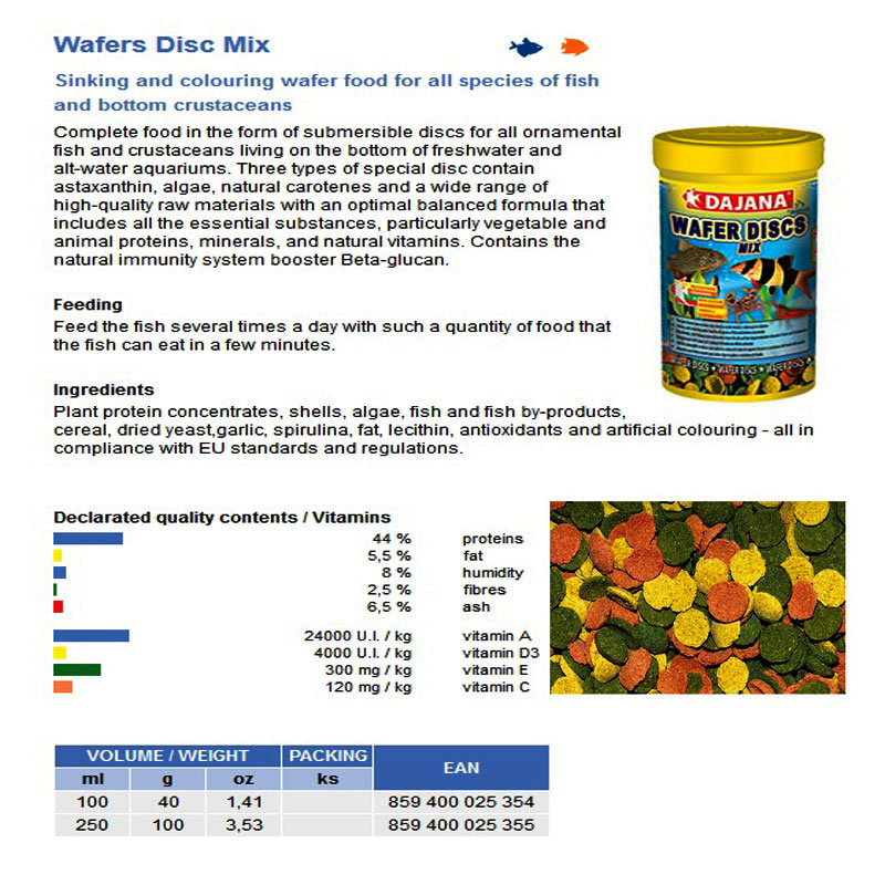 WAFER DISCS MIX 100ml/40gr