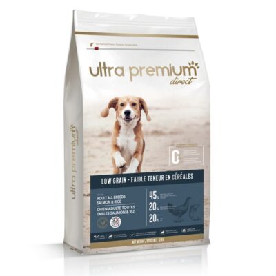 UltraPremiumDirect Low Grain Adult Salmon and Rice all breeds 12kg
