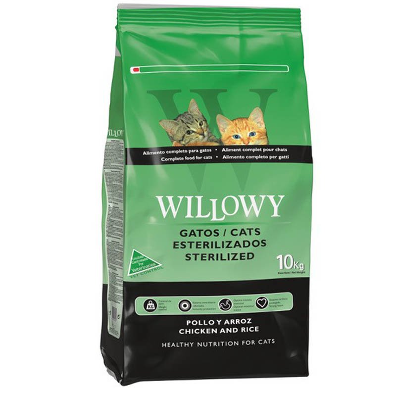 WILLOWY CAT STERILAZED with chicken 10KG